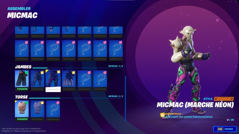 Fortnite, sæson 3, kapitel 3: Quêtes de Micmac de semaine 3 Fortnite, sæson 3, kapitel 3: Quêtes de Micmac de semaine 3