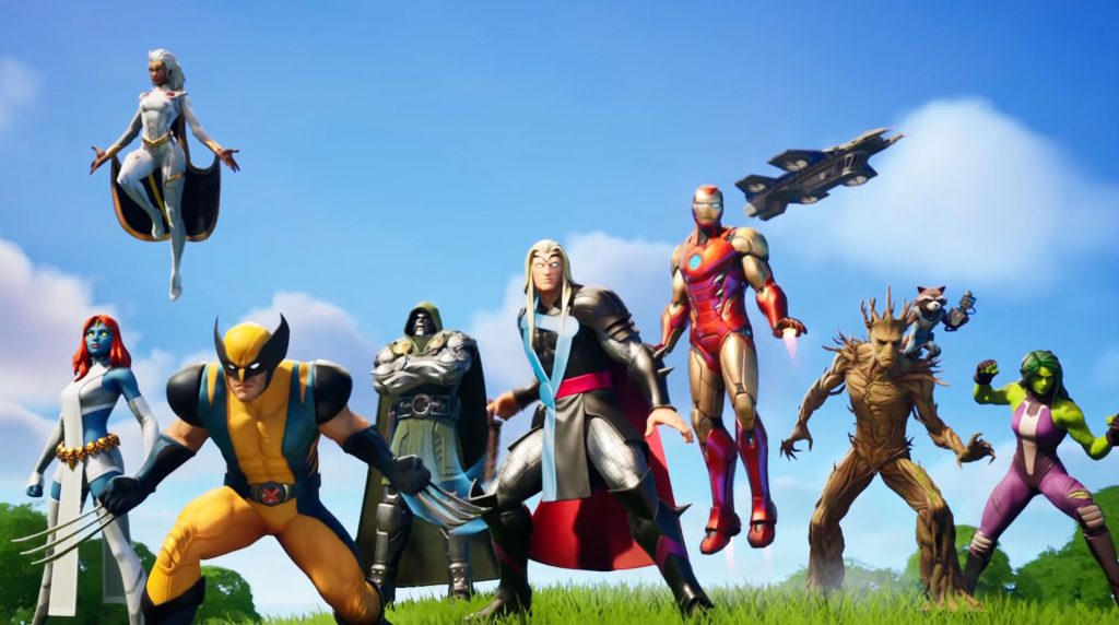 marvel-karakterer i fortnite