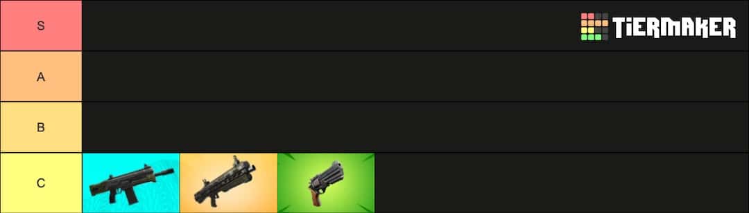 Fortnite Kapitel 3 Sæson Tier List C Tier