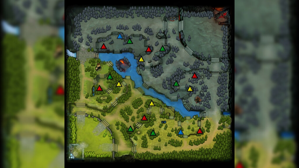 Neutrale krybepletter i Dota 2-kort