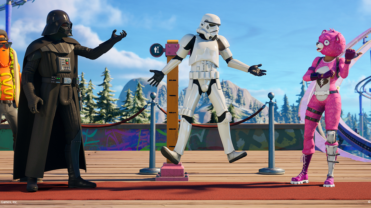 Fortnite Chapter 3 Sæson 3: Vibin' indeholder Darth Vader, Indiana Jones, Rideable Wolves og mere