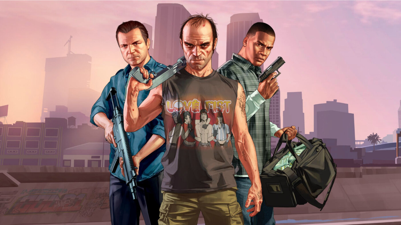 Grand Theft Auto nyt Gta 5-spil.  Opdateringer er også til for at spille mere end ét spil på samme tid.
