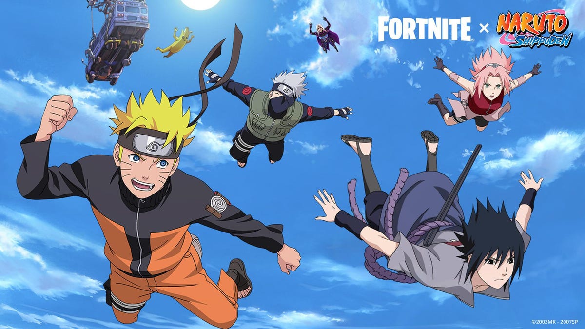 Her er de fire lækkede 'Fortnite X Naruto Part 2'-skins, der kommer snart