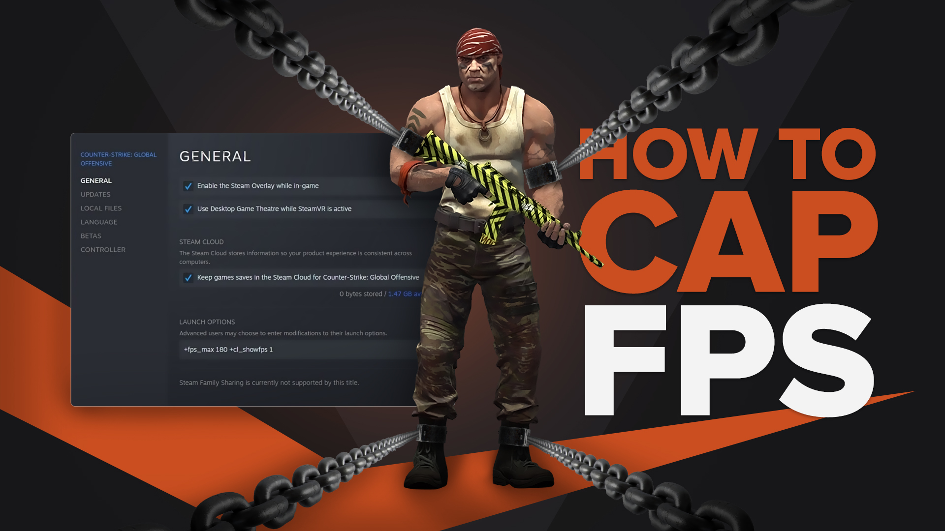 Sådan begrænser du FPS i CSGO