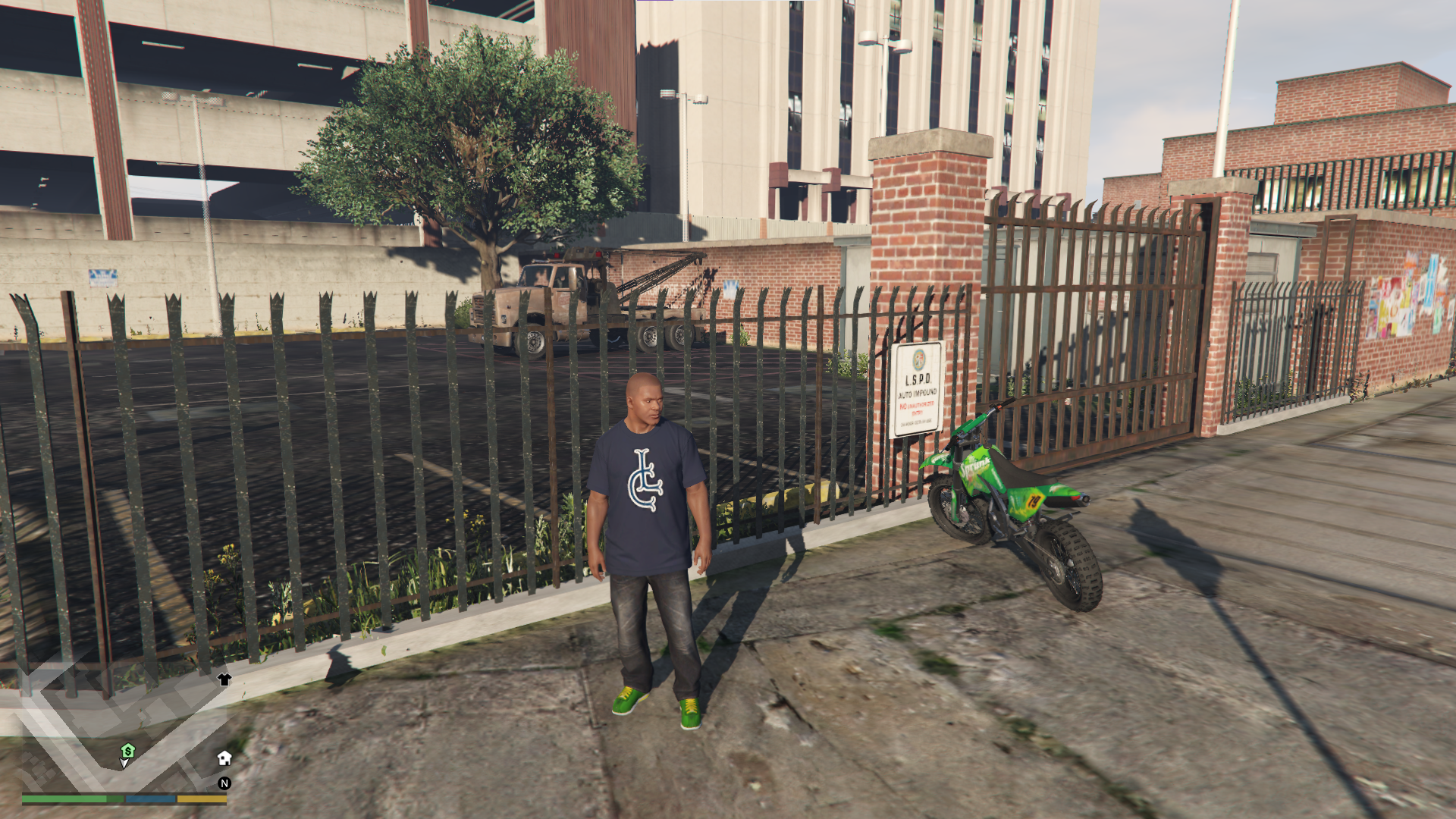 Hvor er beslaglæggelsen i GTA 5?