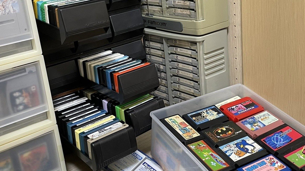 Tilfældig: Her er et kig på Masahiro Sakurais Retro-videospilsamling