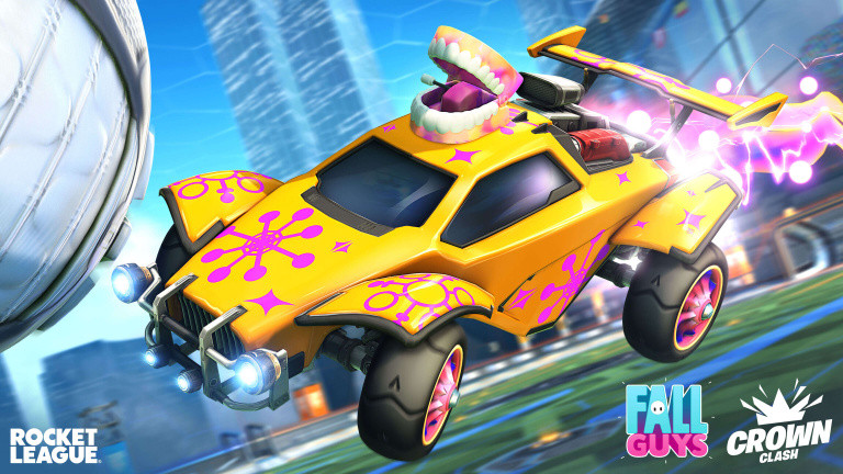 Fall Guys: Clash des couronnes, remportez des récompenses fra Fall Guys, Fortnite og Rocket League 