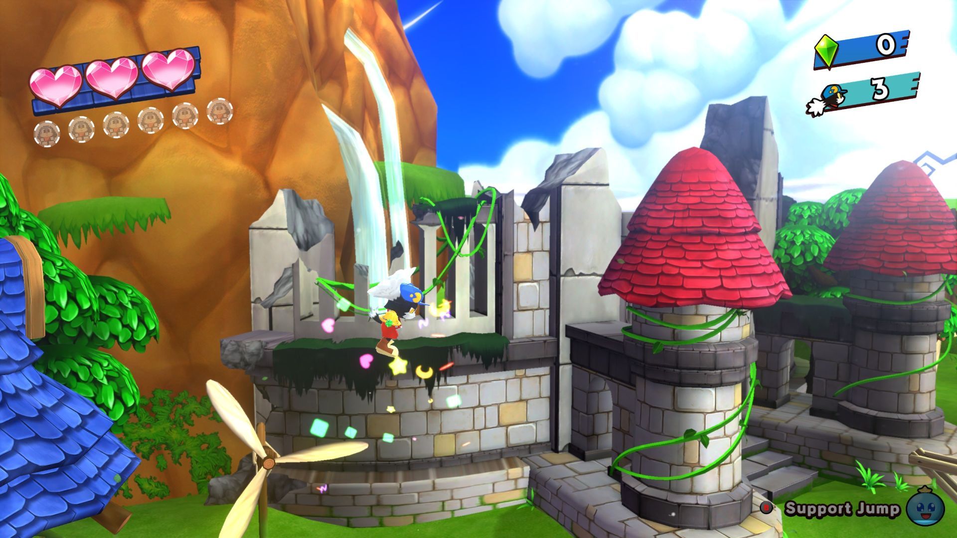 Skærmbillede af Klonoa Phantasy Reverie Series