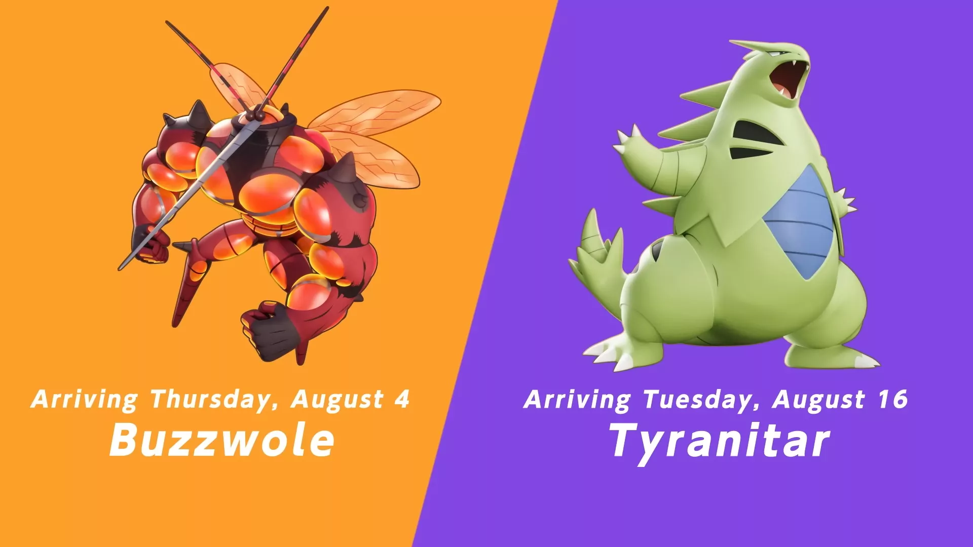 Buzzwole og Tyranitar