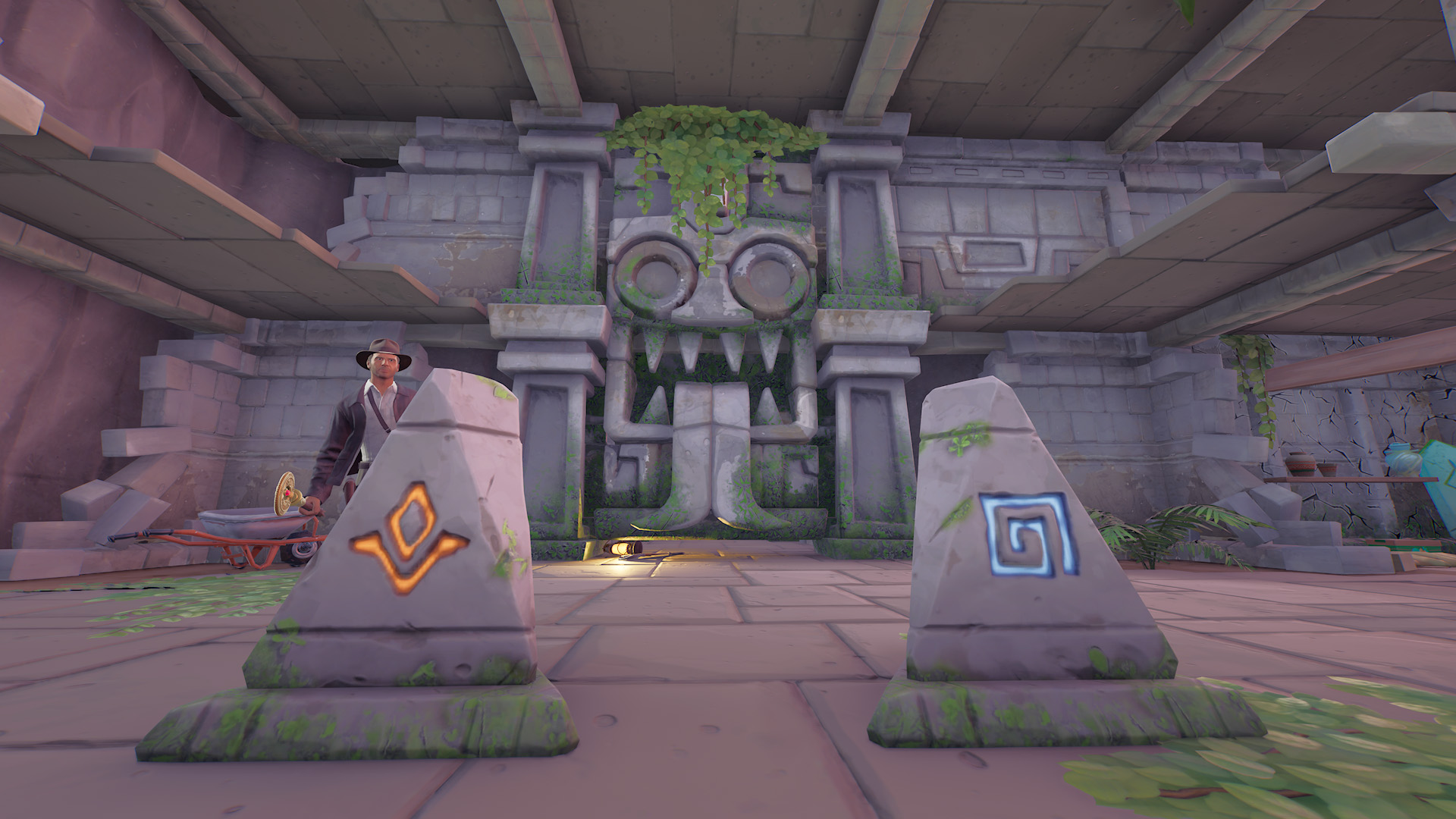 Fortnite indiana jones hemmelige rum brudt totem
