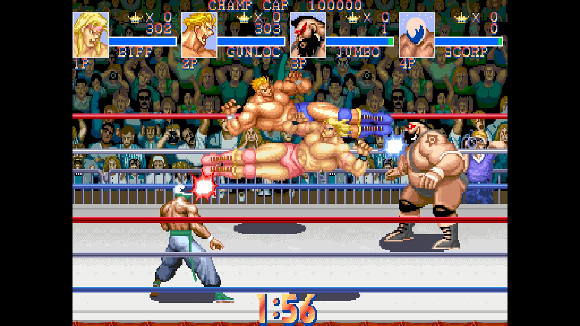 Saturday Night Slam Masters (1993) Skærmbillede
