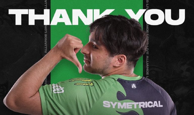 Alliance skiller sig ud med Dota 2 offlaner symetrical