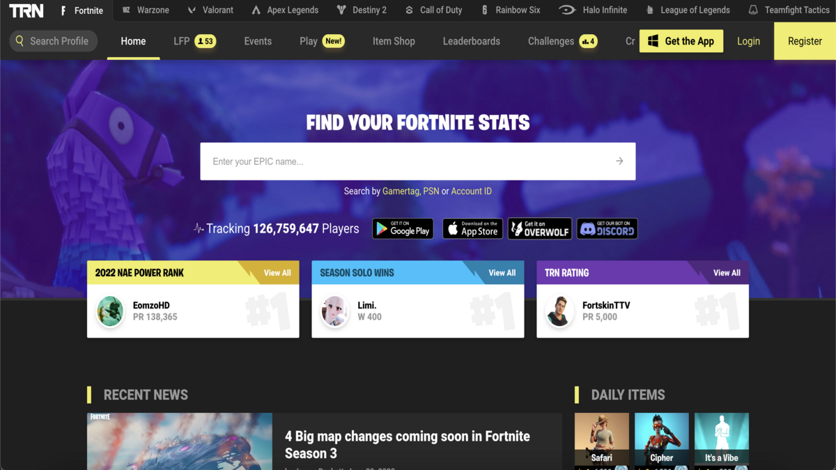 Fortnite Tracker