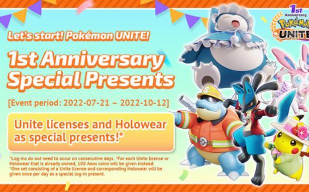 POKÉMON UNITE FEJRER ET-ÅRS JUBILÆUM