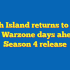 Rebirth Island returns to Call of Duty: Warzone days ahead of Season 4 release