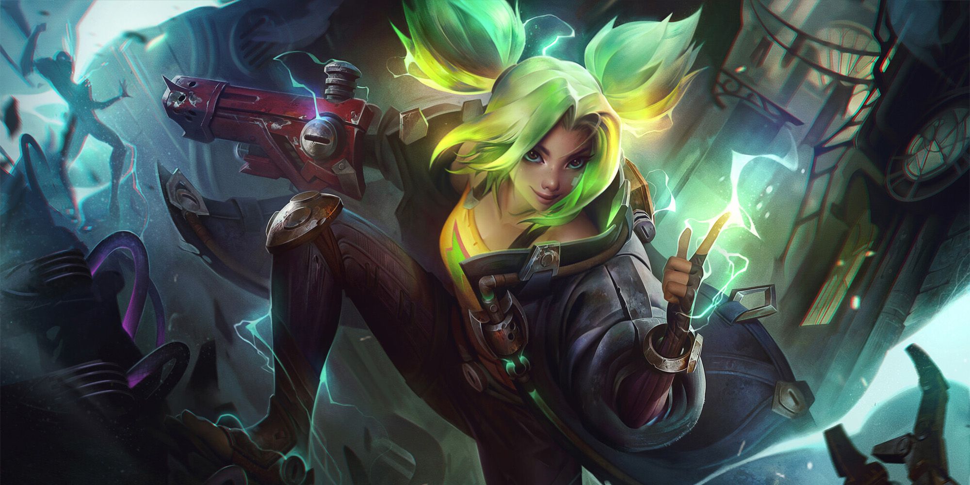 League Of Legends: Zeri Default Splash Art