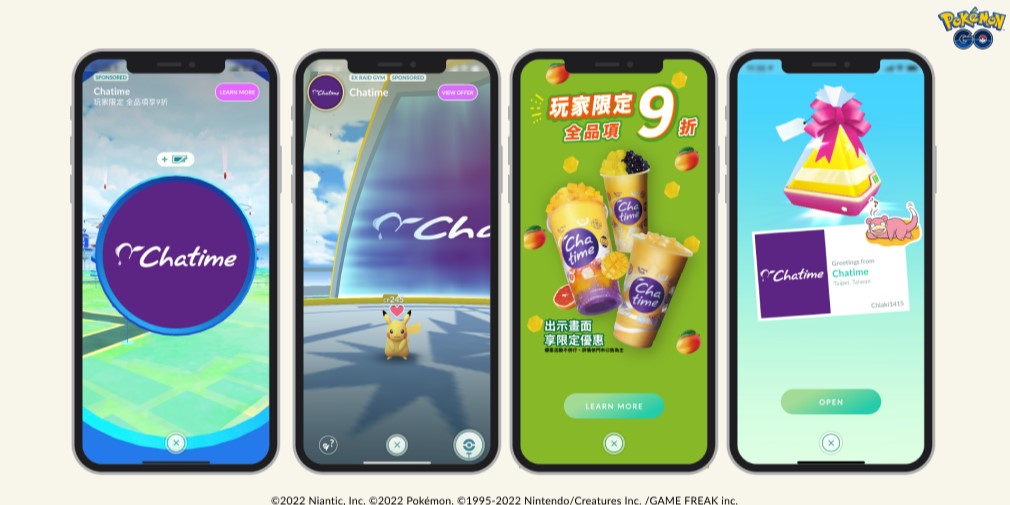 Pokemon Go samarbejder med Chatime ved at konvertere butikkerne til PokeStops og Gyms