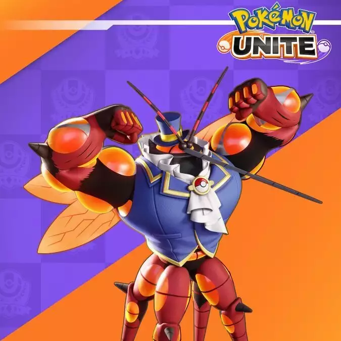 pokemon unite buzzwole bug-type allround holowear smoking stil