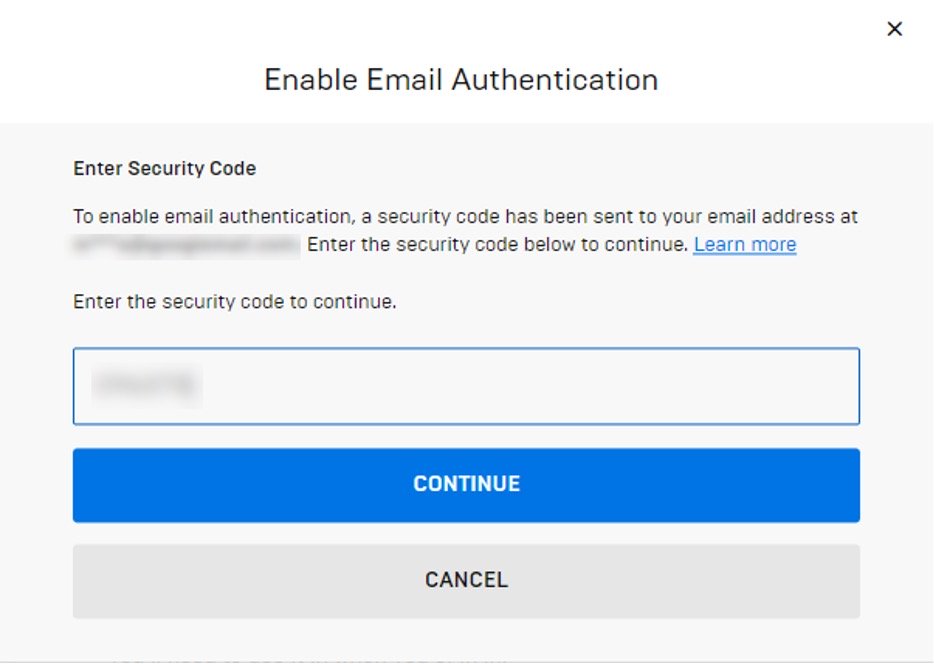 Sådan aktiveres Fortnite 2FA_email code_20220804_4