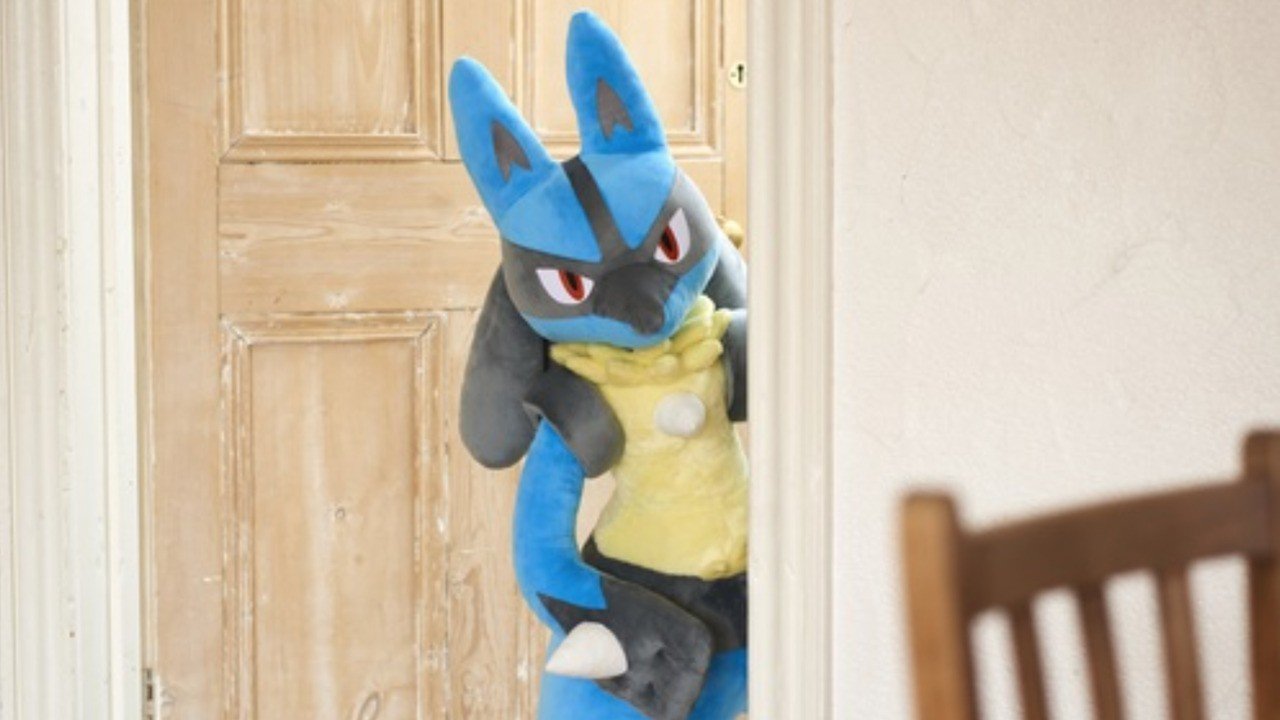 Den Lucario-plys i naturlig størrelse er endelig tilgængelig i Storbritannien