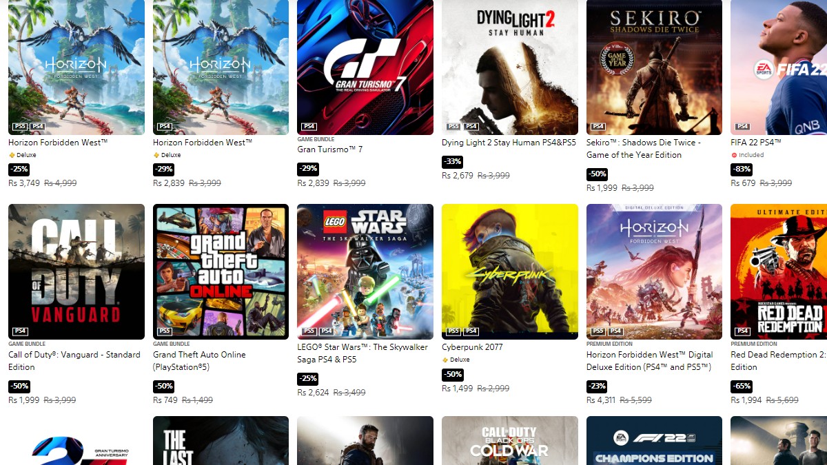 PlayStation Summer Sale-rabatter på spil som GTA 5, mere