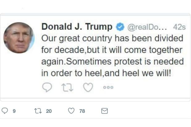 Donald Trump Heel Twitter-tastefejl Donald Trump Heel Twitter-tastefejl