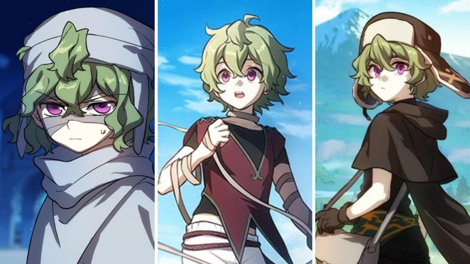 Collei, som hun optrådte i Genshin Impact prequel-mangaen.  (Fotos: HoYoverse)