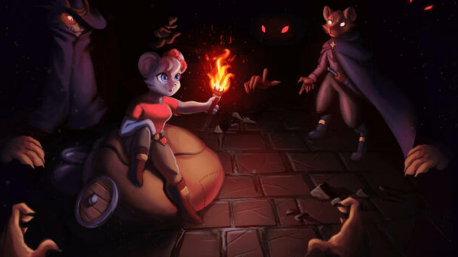 Hvordan laver man et helt spil om tasker?  Rygsækhelt: "Hold my potion"