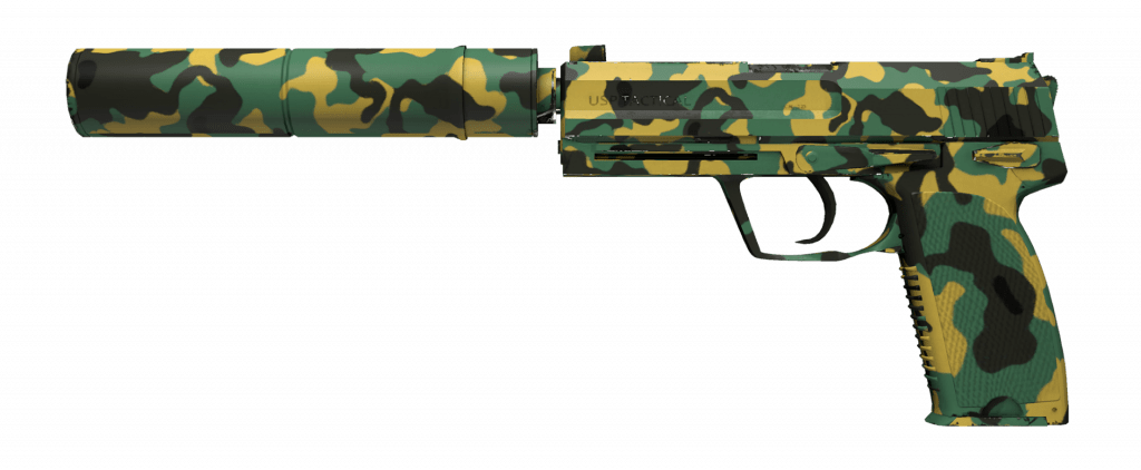 camo på lydløs pistol