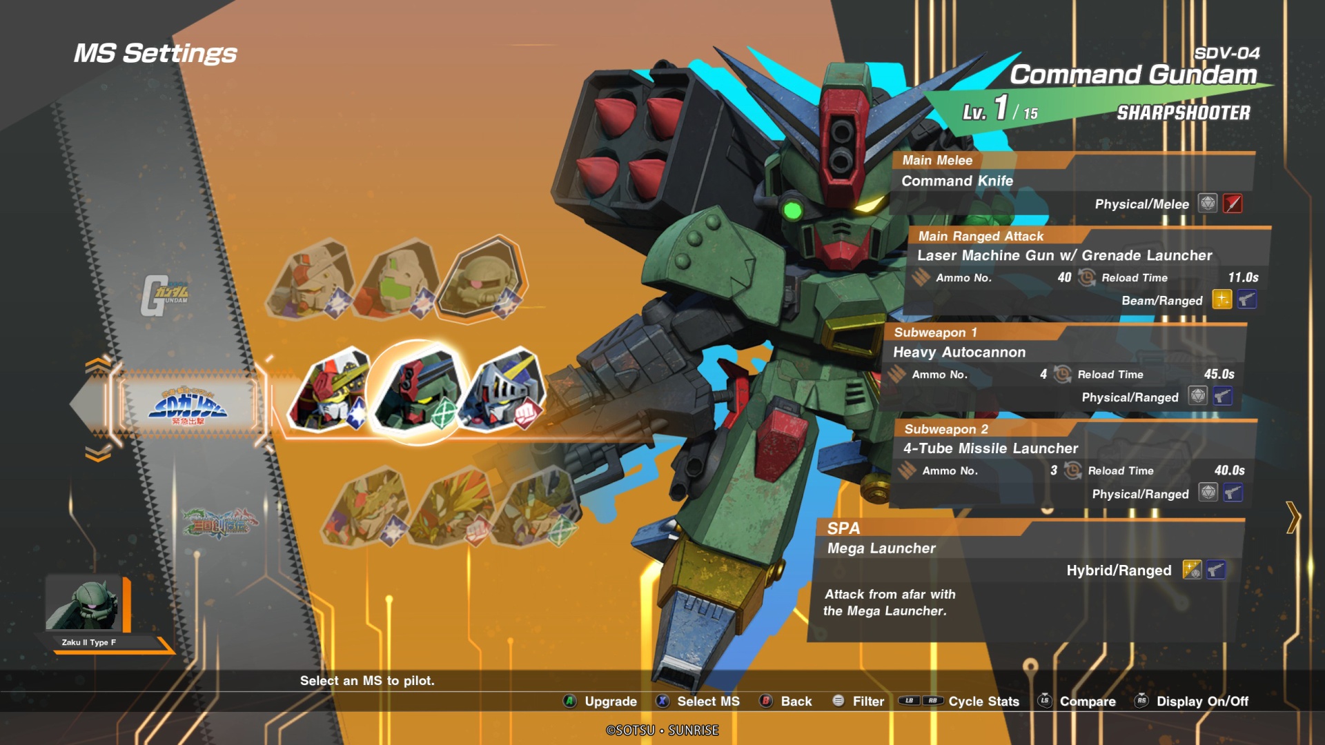 SD Gundam Battle Alliance-skærmbillede