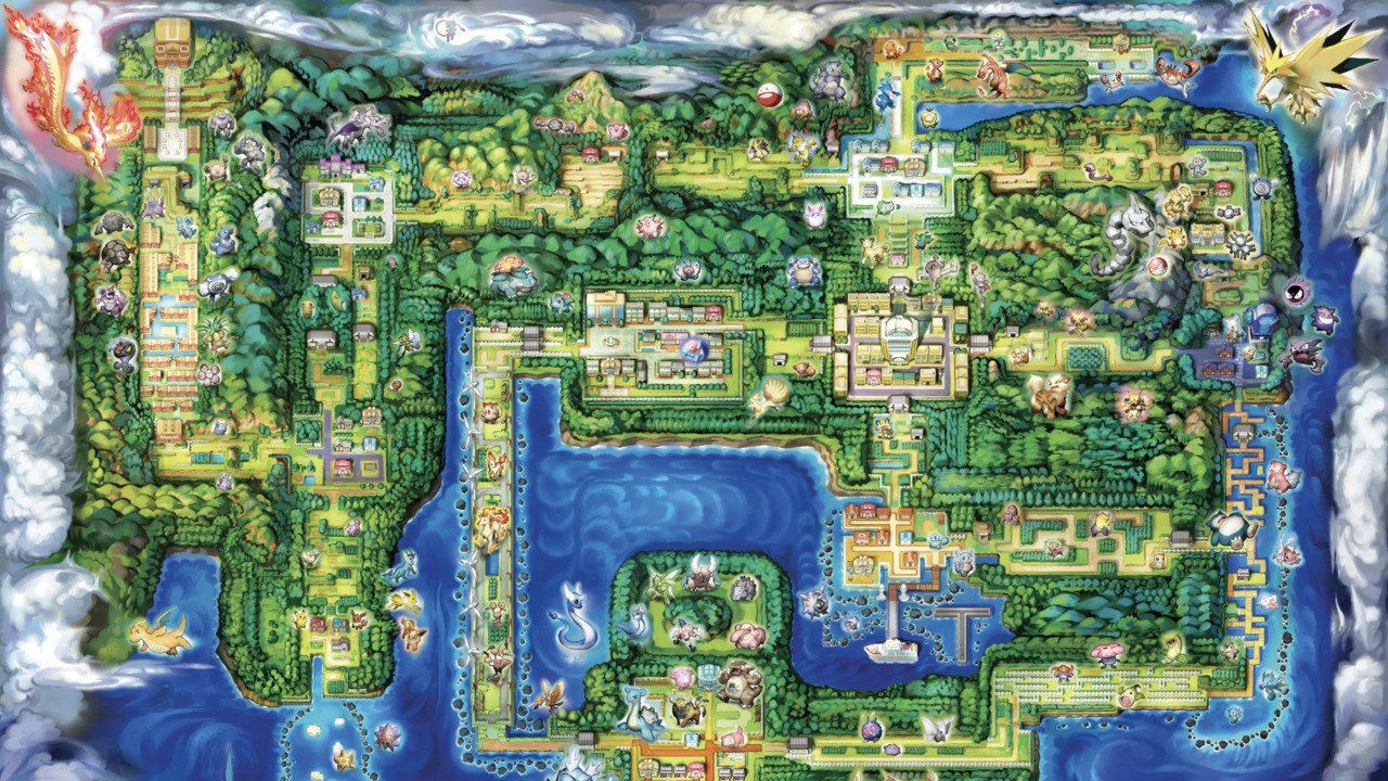 Tilfældigt: Pixel Art Project til at redesigne Pokémons Kanto-region er fuldført