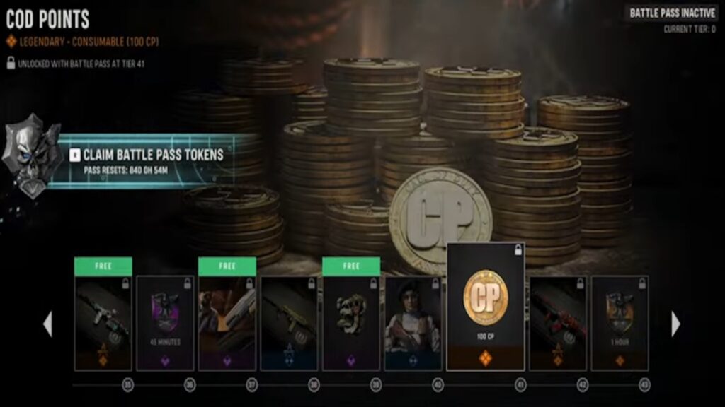 Warzone og Vanguard sæson 5 Battle Pass Tier 35-43