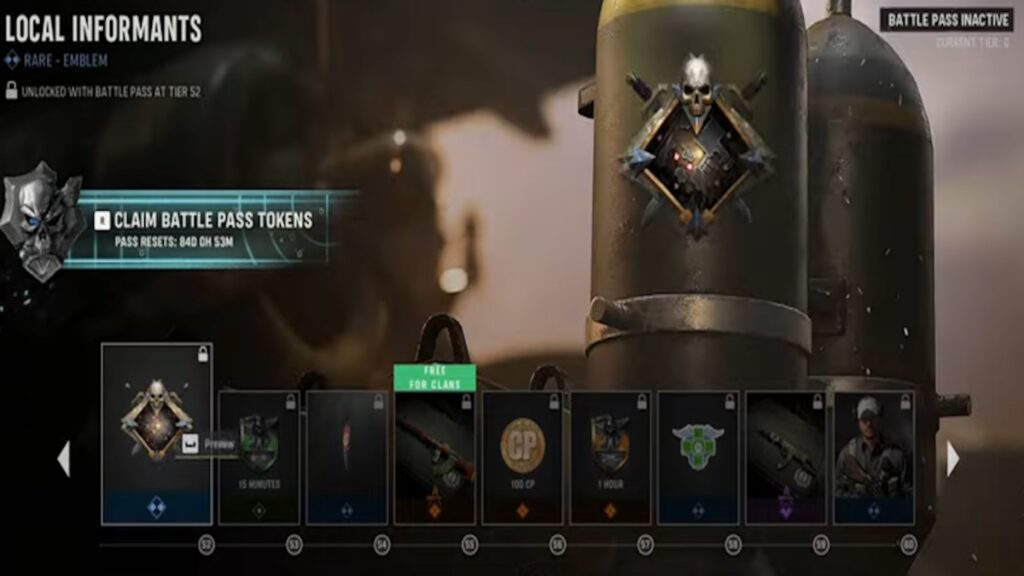 Warzone og Vanguard sæson 5 Battle Pass Tier 51-57