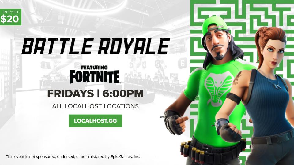 Battle Royale Friday med Fortnite |  DENVER, CO |  Oversigt