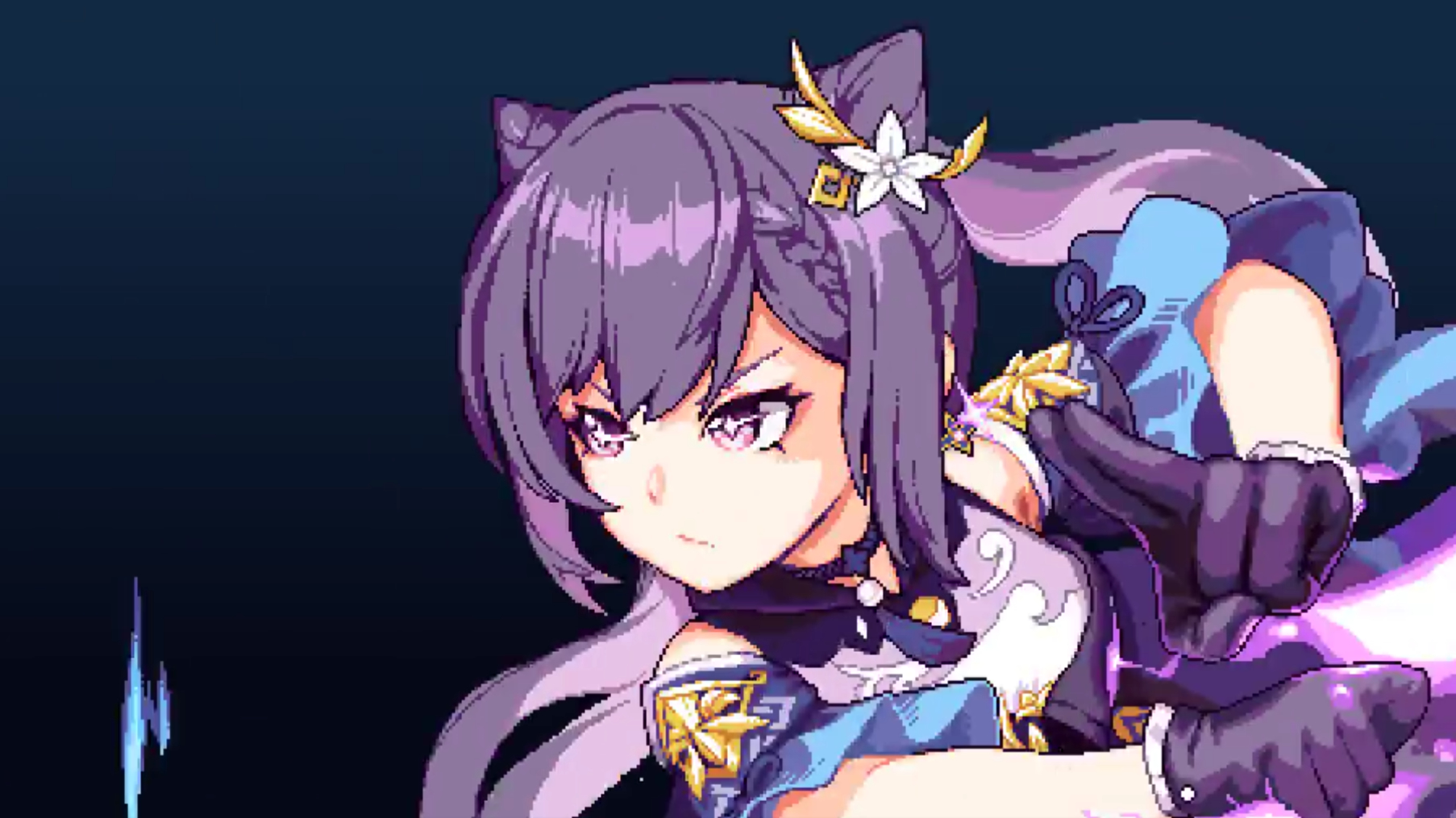 Denne Genshin Impact pixel art demake ser fantastisk ud