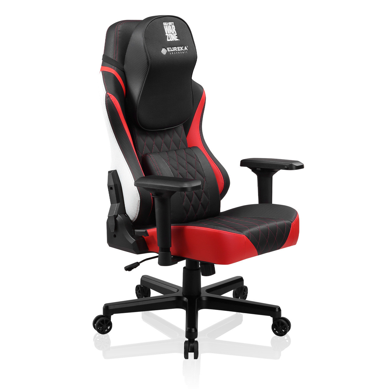 Spillestol Call of Duty Warzone Red fra Eureka Ergonomic