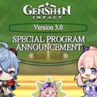 Tre nye kampagnekoder i Genshin Impact 3.0 fra udviklerstrømmen i august