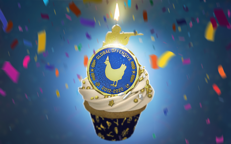 CSGO 10th birthday coin