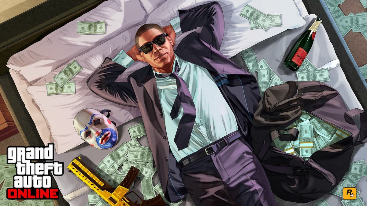 En Grand Theft Auto Online-spiller nyder deres nyfundne rigdom. 