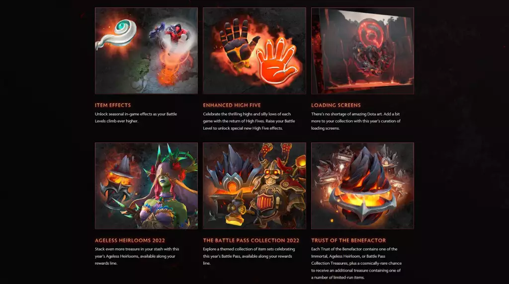 dota 2 battle pass 2022 belønninger