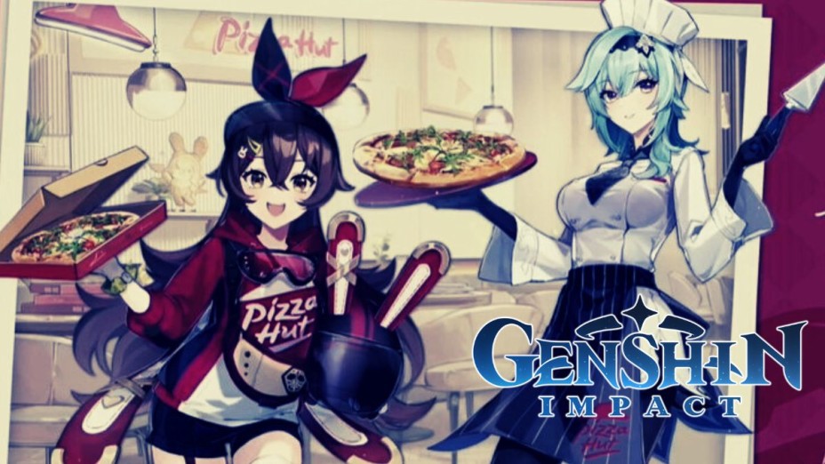 Genshin Impact x Pizza Hut : en politiservice og en restaurant under havoverfladen