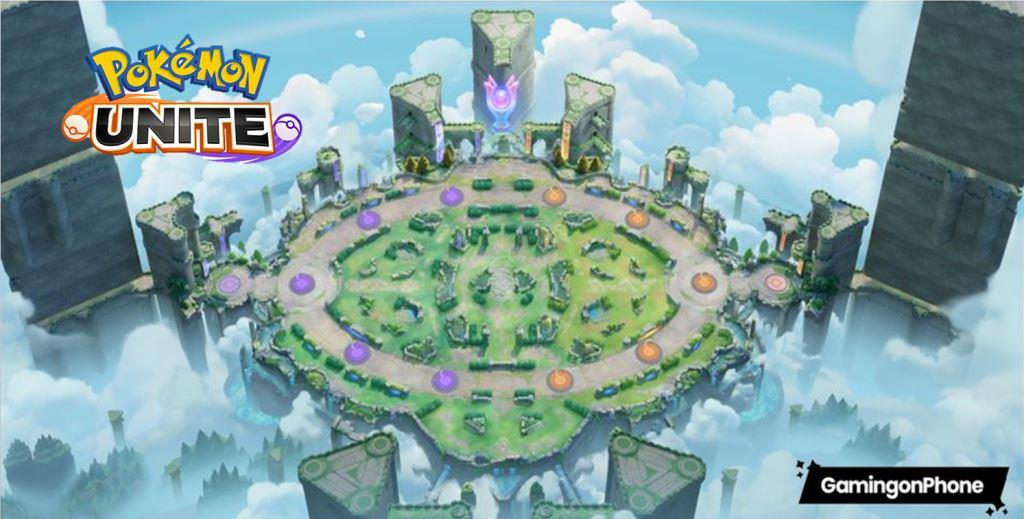 Pokemon Unite Theia Sky Ruines Map Guide