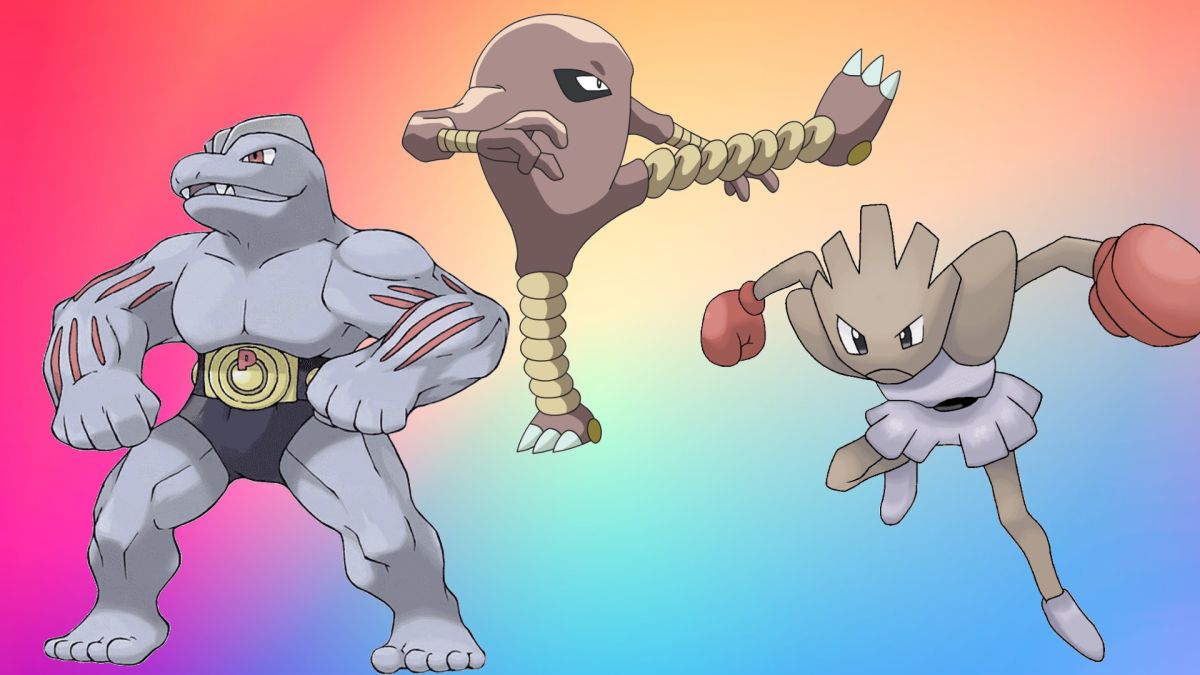The best fighting type Pok&eacute;mon Machoke, Hitmon Lee, and Hitmon Chan from Pokemon Go