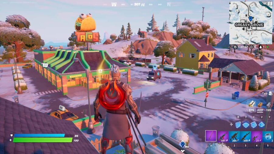 Bedste landingssteder Fortnite
