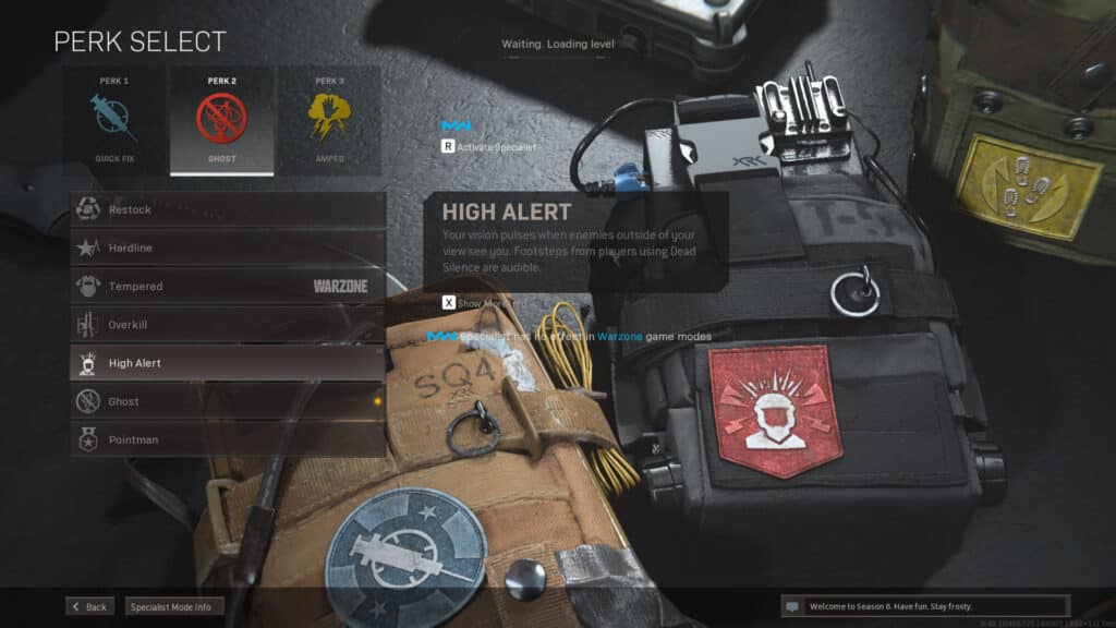 High Alert Perk i Call of Duty Warzone