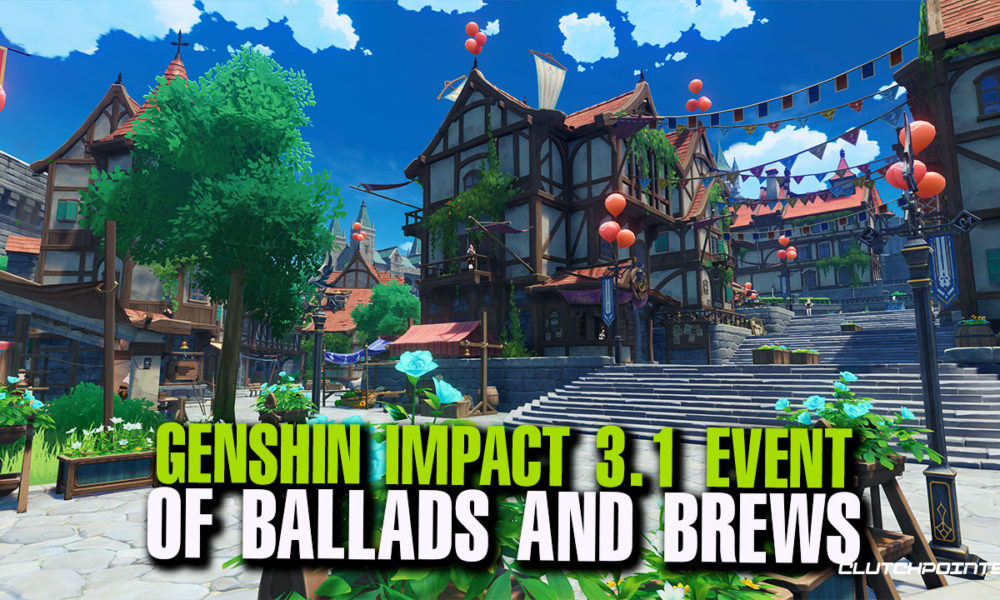 of ballads and brews, genshin of ballads and brews, genshin 3.1 events, genshin events, genshin