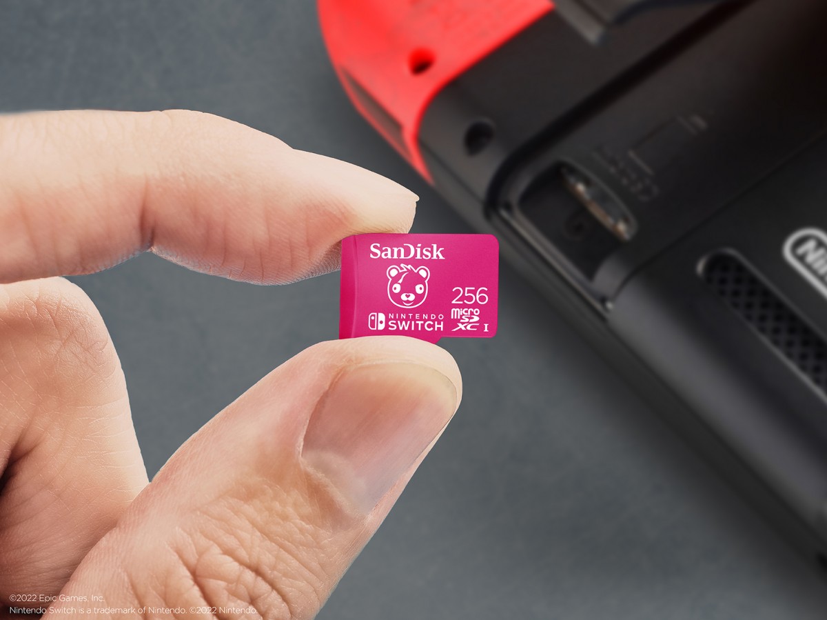 Des cartes MicroSD Fortnite fra Western Digital