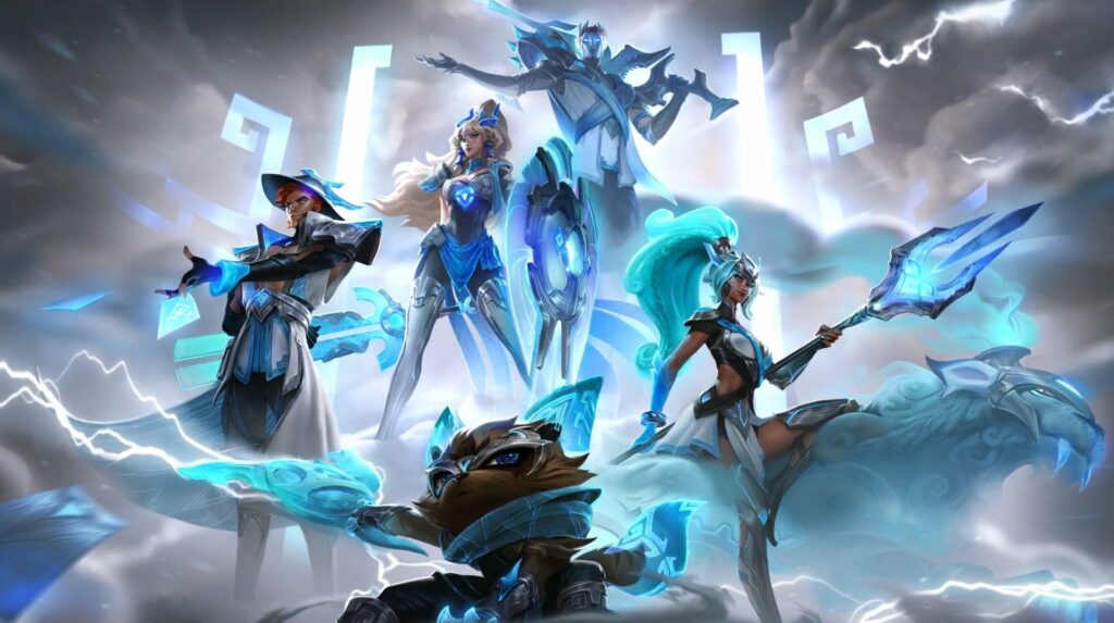 Rangering af alle verdensmesterskabsskind i League of Legends DAMWON Gaming skin splash art
