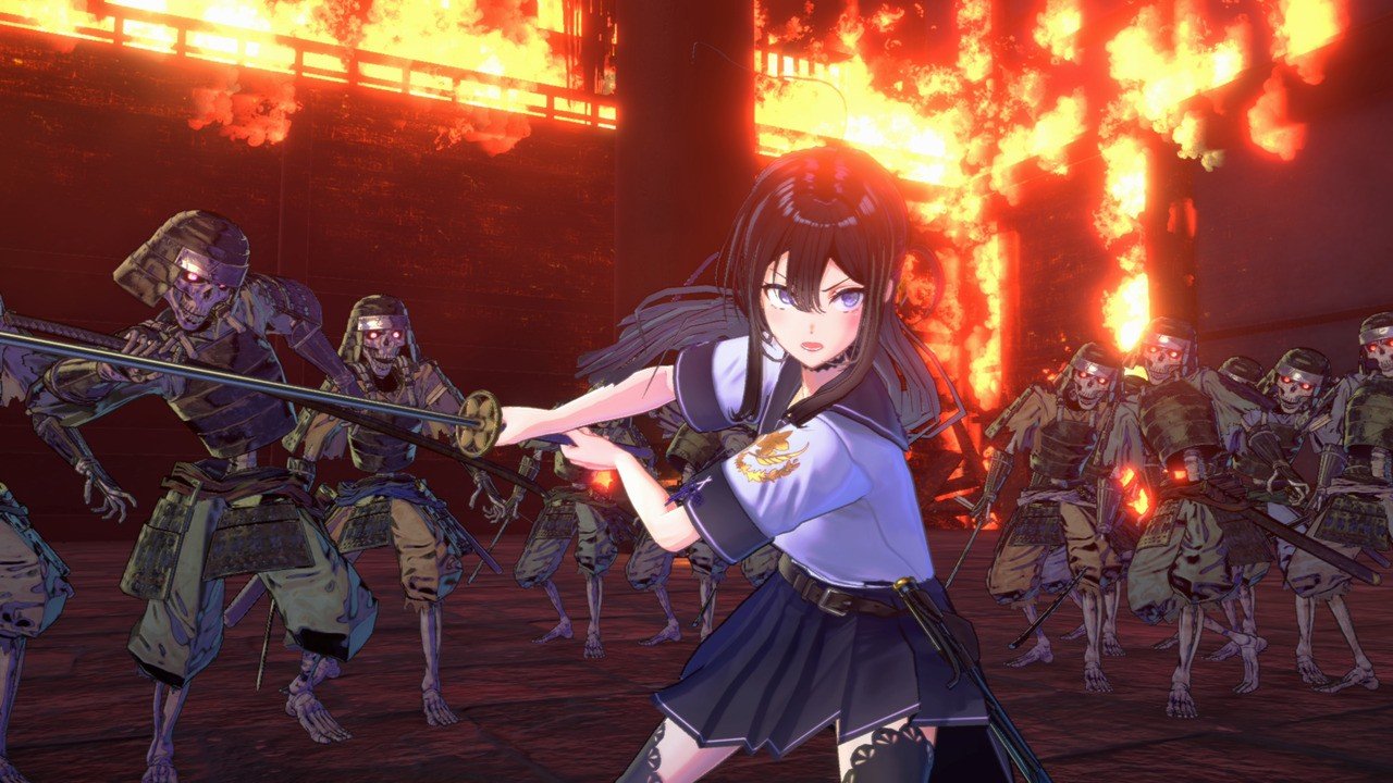 School Girl Ninja Hack 'N Slash Samurai Maiden lanceres On Switch 8. december