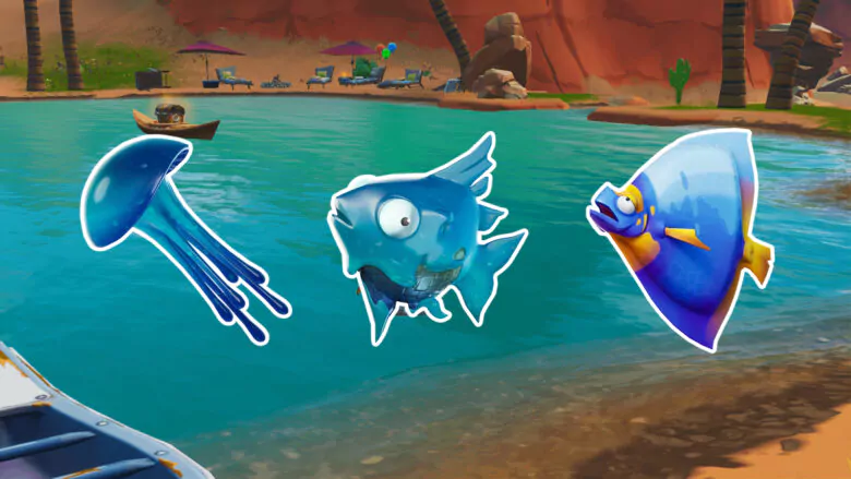 SlurpFish, Jelly Fish og Shield Fish tilbyder alle skjold til spillere, der spiser dem